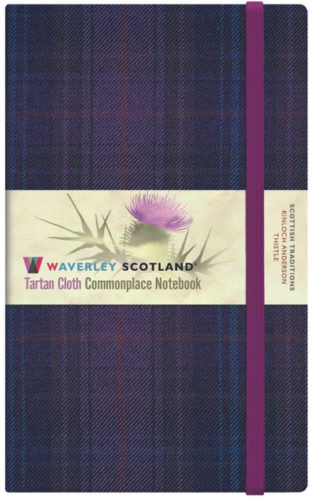 THISTLE TARTAN - LARGE NOTEBOOK
